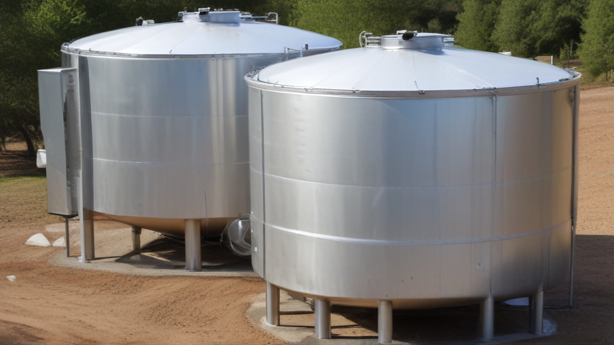 stainless steel water storage tanks