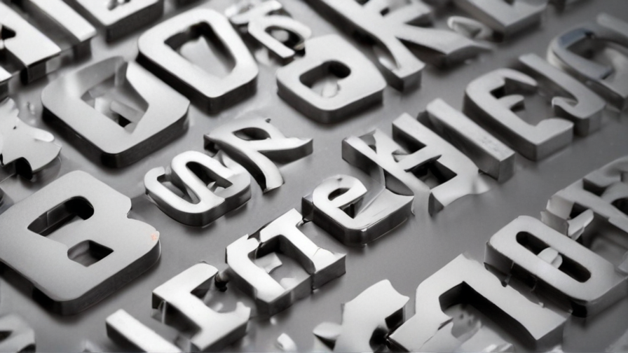 stainless letters