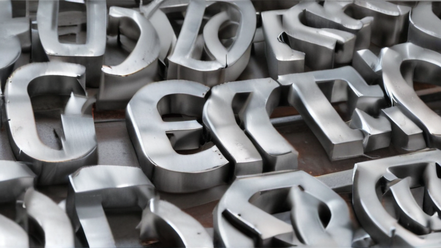 stainless letters