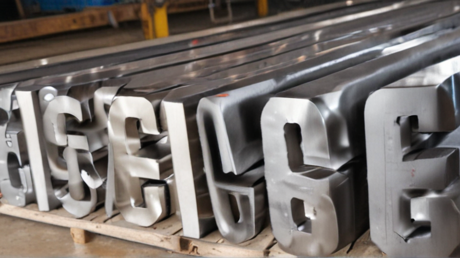 stainless letters