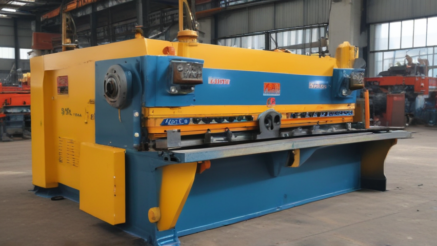 Top Hydraulic Metal Shearing Machine Manufacturers Comprehensive Guide Sourcing from China.