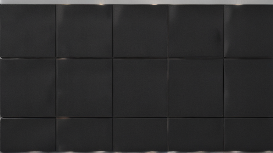 black acoustic panels