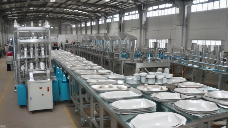 disposable plate making machine