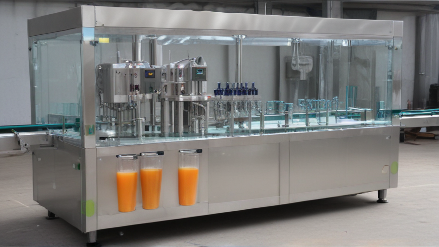 juice glass packing machine