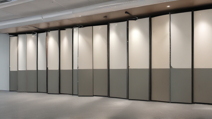 acoustic sliding folding partition