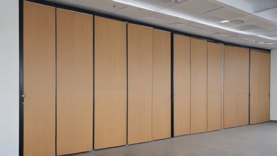 acoustic sliding folding partition